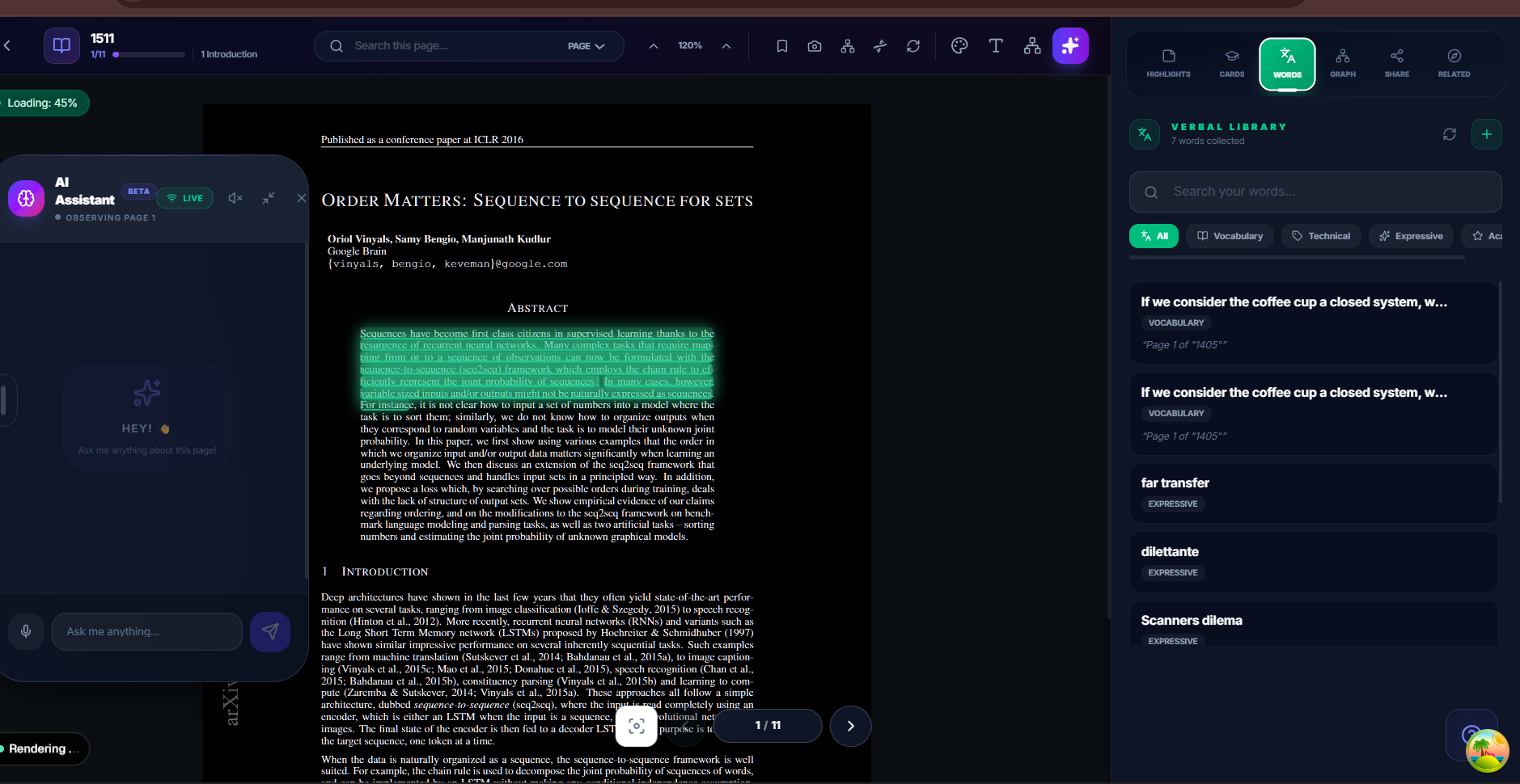 Performance at the Foundation.